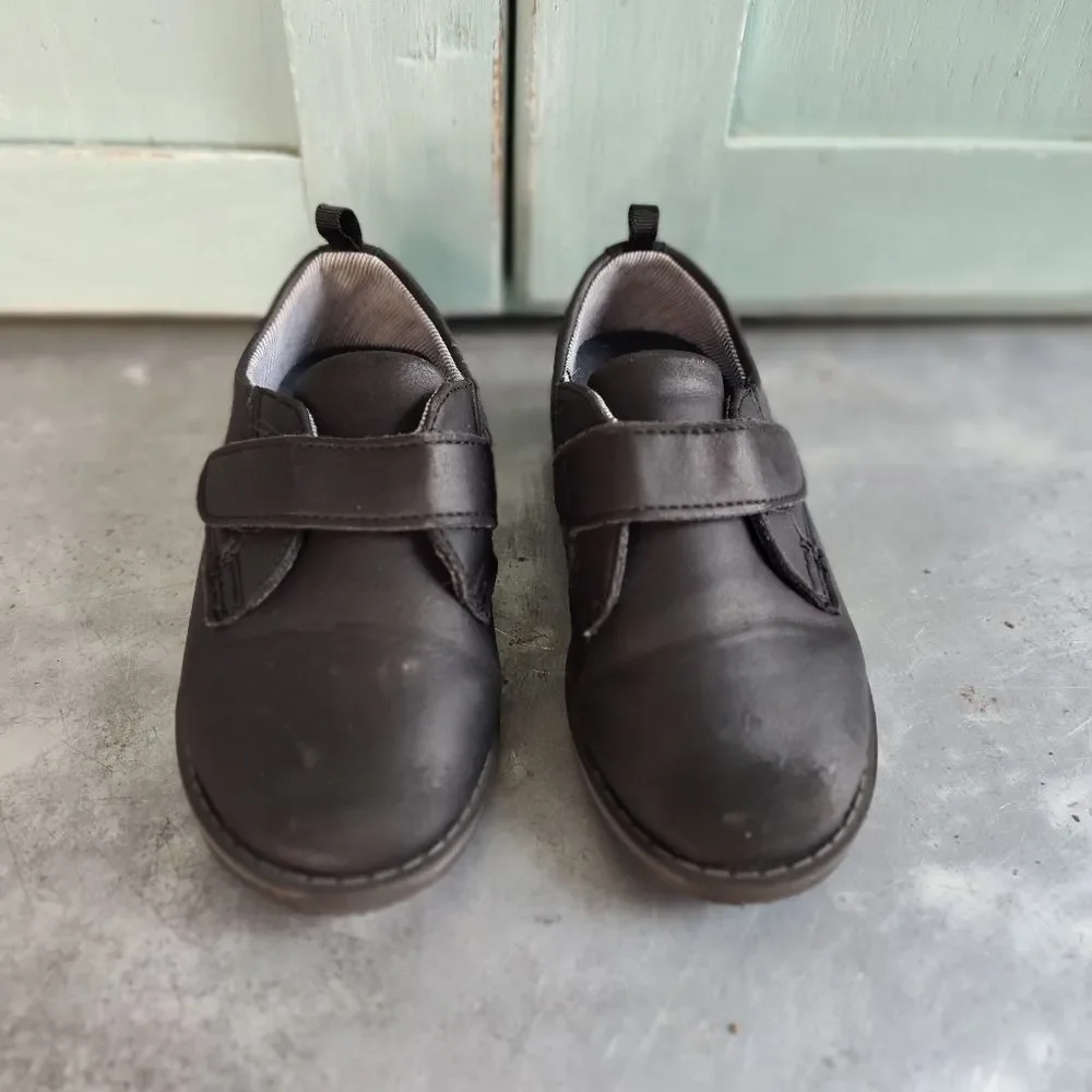 Wonder Nation Toddler Boys Black Shoe Hook & Loop Closure Size 9